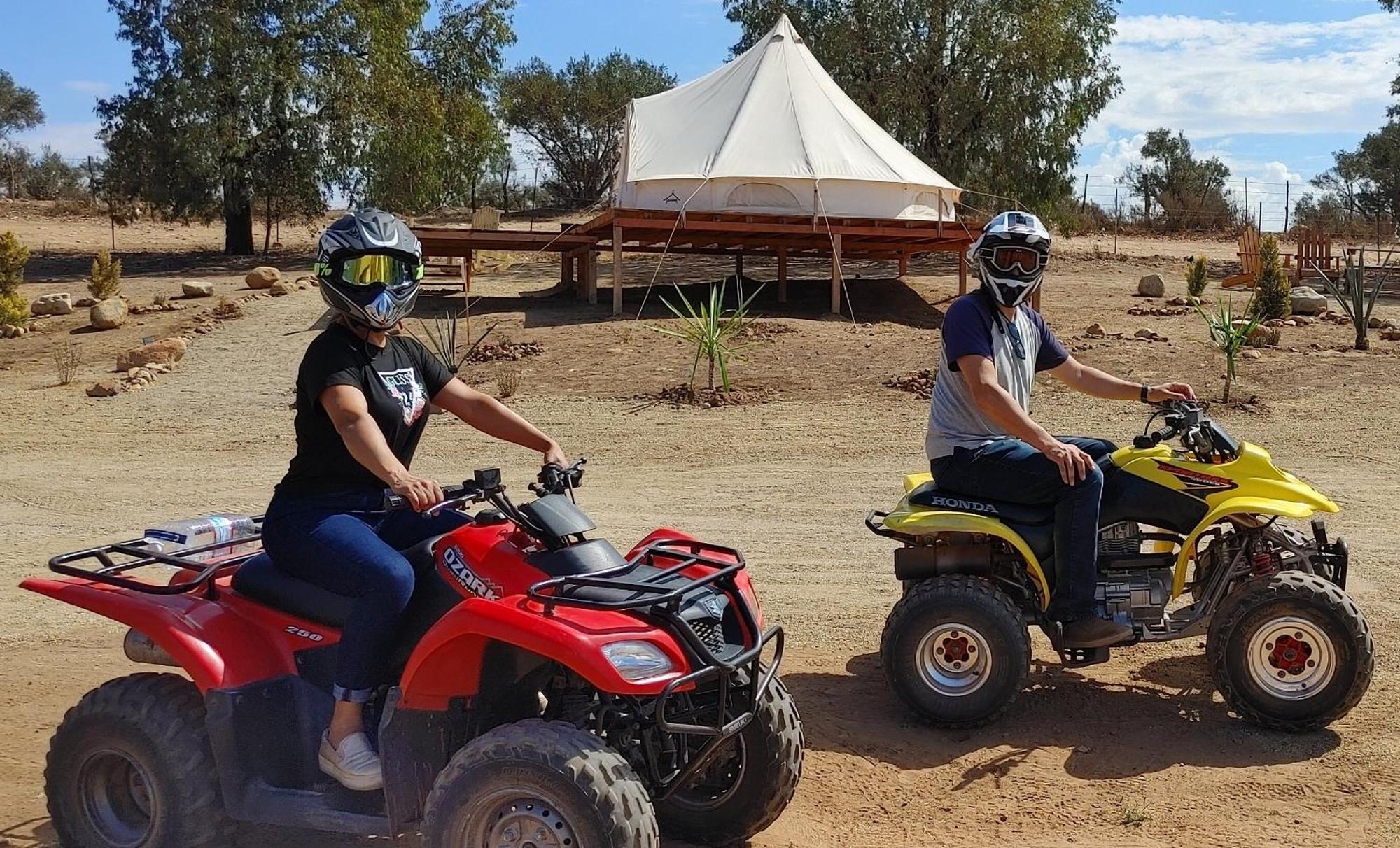 Lago Valle Wine Glamping บาเย เด กัวลาลูเป ภายนอก รูปภาพ